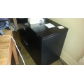 Global Black 2 Drawer Lateral Filing Cabinet, Locking